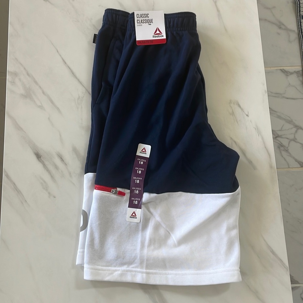 NWT Reebok Boys Shorts XXL (18) Brand New